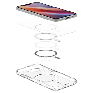 Spigen iPhone 17e and iPhone 16e Case – Ultra Hybrid MagFit – Clear White – detail image 7