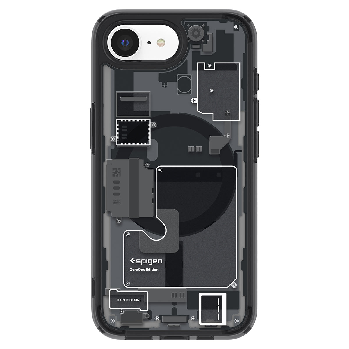 Spigen iPhone 17e and iPhone 16e Case – Ultra Hybrid Zero One (MagFit) – Zero One Black – detail image 1