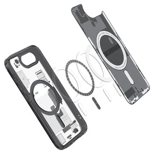 Spigen iPhone 17e and iPhone 16e Case – Ultra Hybrid Zero One (MagFit) – Zero One Black – detail image 8