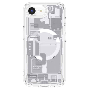 Spigen iPhone 17e and iPhone 16e Case – Ultra Hybrid Zero One (MagFit) – Zero One White – detail image 1
