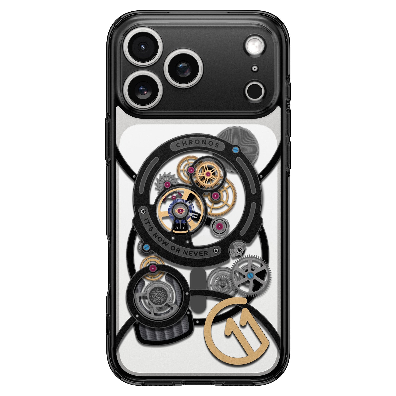 Spigen iPhone 17 Pro Max c11 Series MagFit case in Chronos - back design view