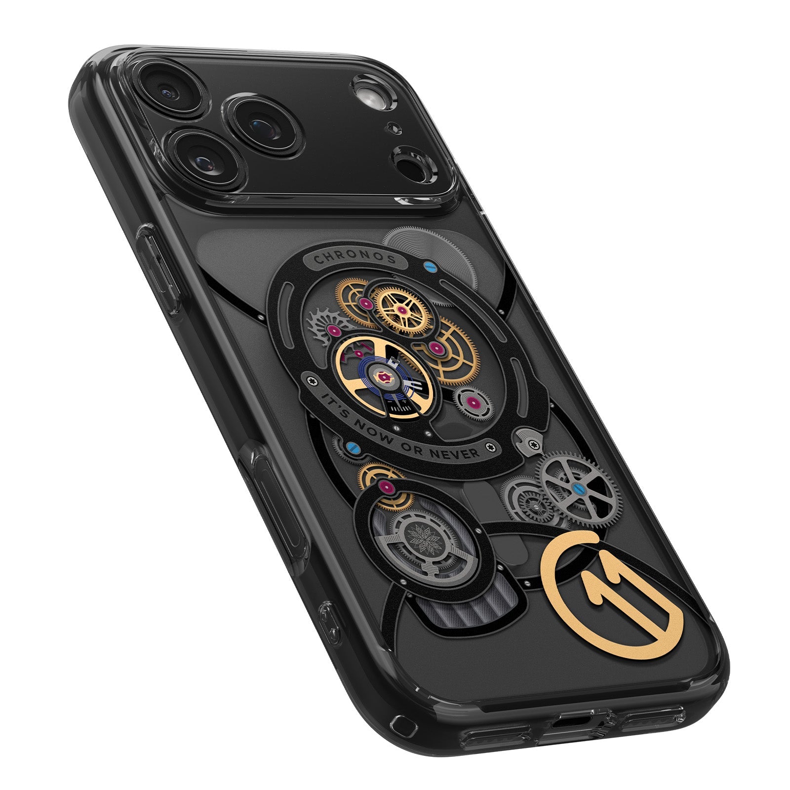 Spigen iPhone 17 Pro Max c11 Series MagFit case in Chronos - angled case view