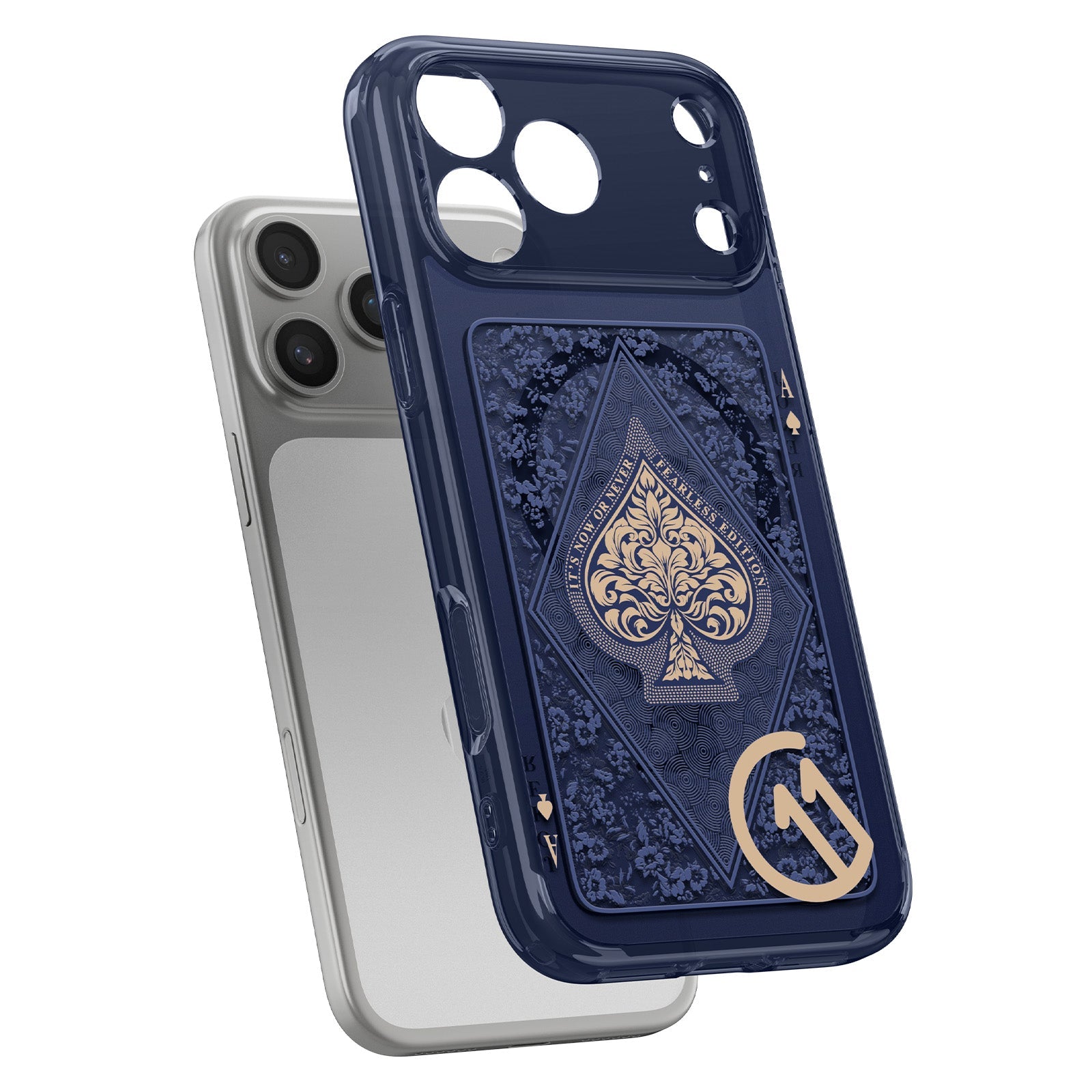 Spigen iPhone 17 Pro Max c11 Series MagFit case in Fearless - case and phone separated view