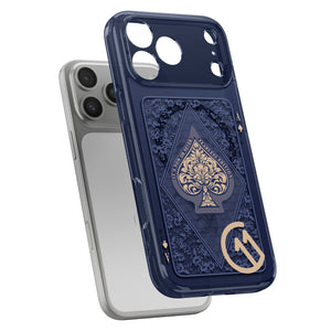 Spigen iPhone 17 Pro Max c11 Series MagFit case in Fearless - case and phone separated view