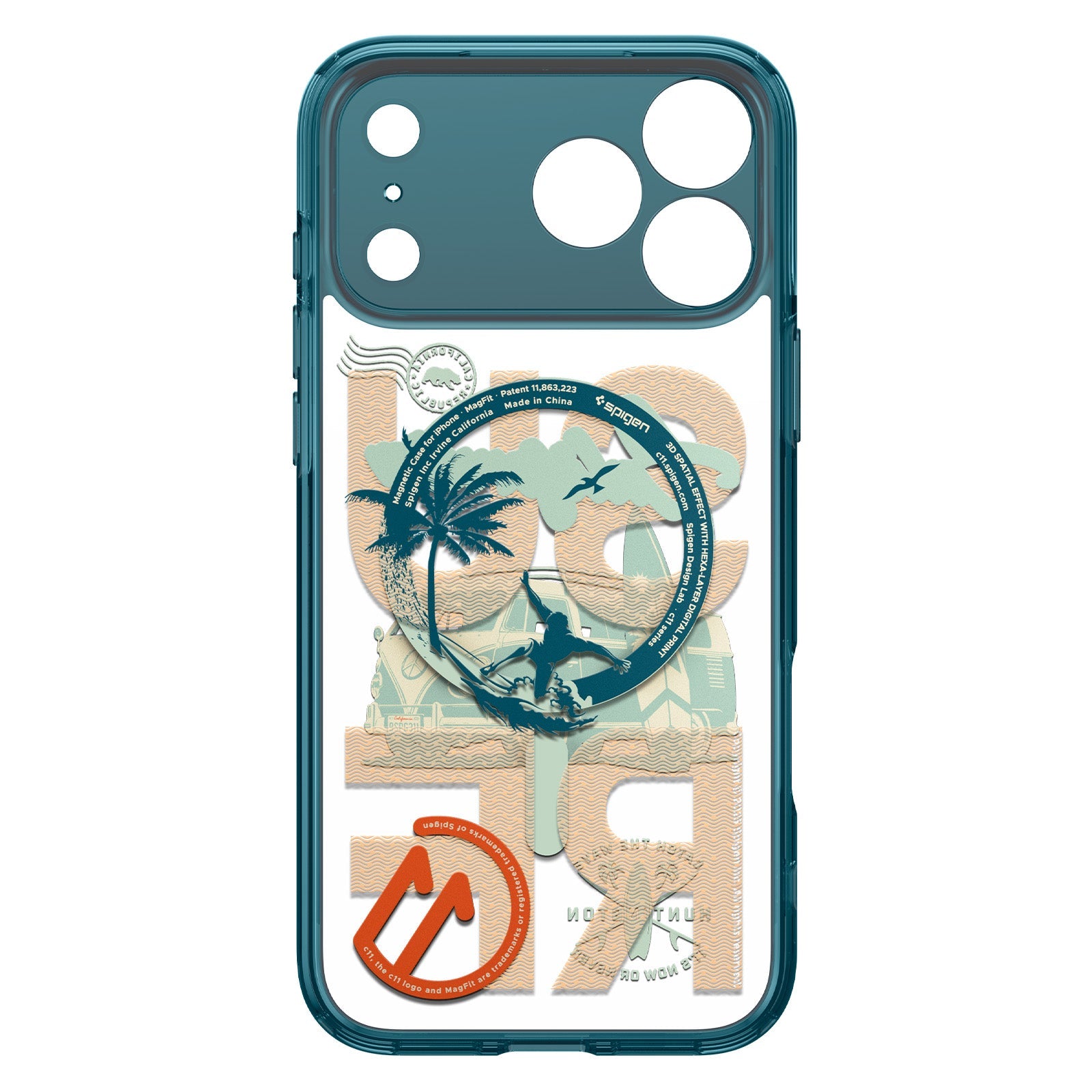 Spigen iPhone 17 Pro Max c11 Series MagFit case in Huntington - inner case view