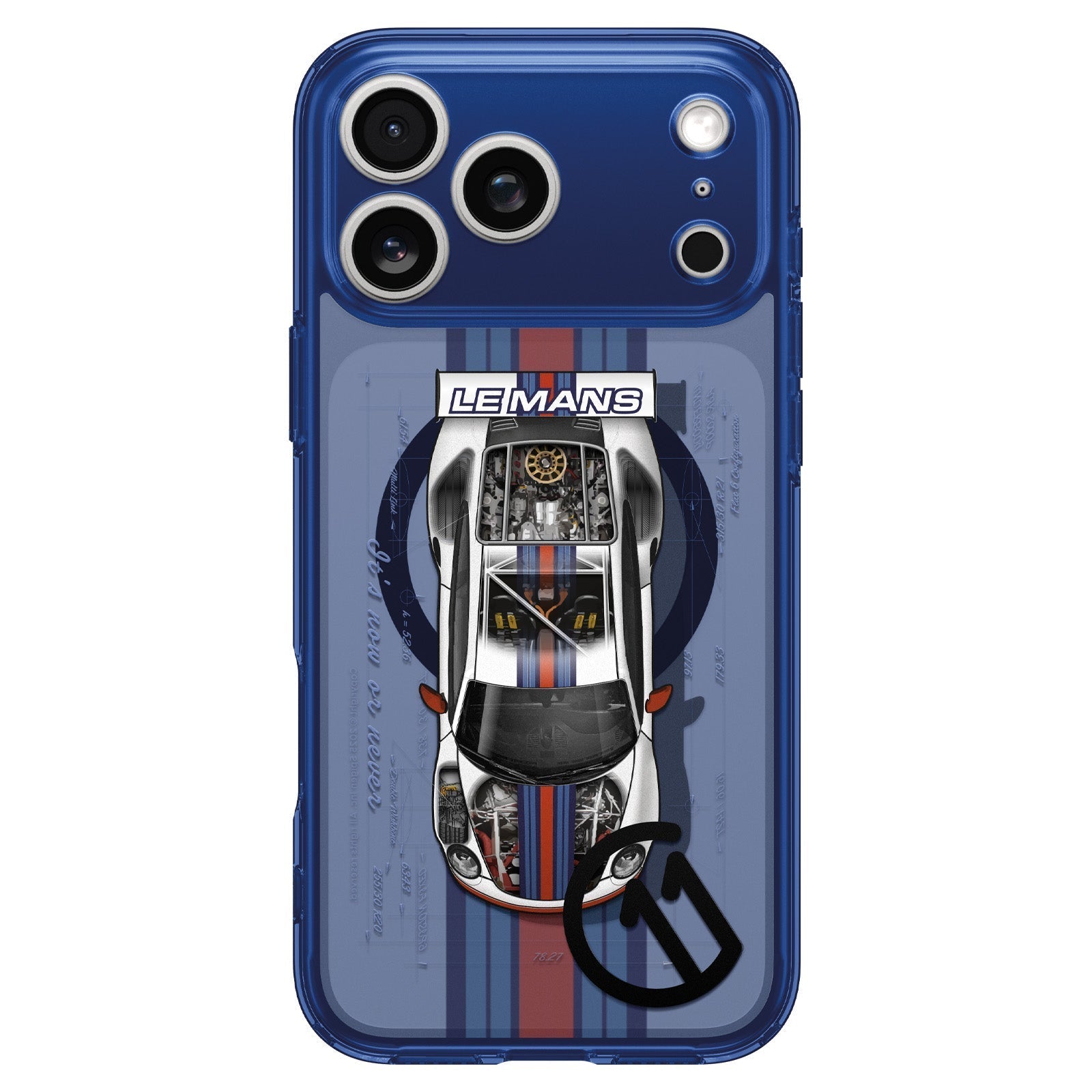 Spigen iPhone 17 Pro Max c11 Series MagFit case in Le Mans - back design view