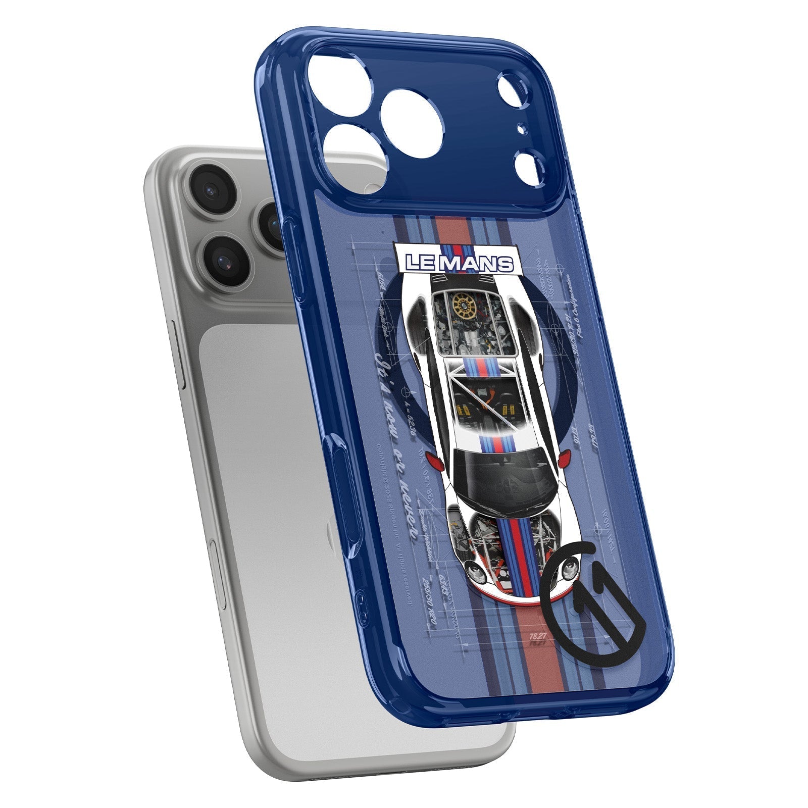 Spigen iPhone 17 Pro Max c11 Series MagFit case in Le Mans - case and phone separated view