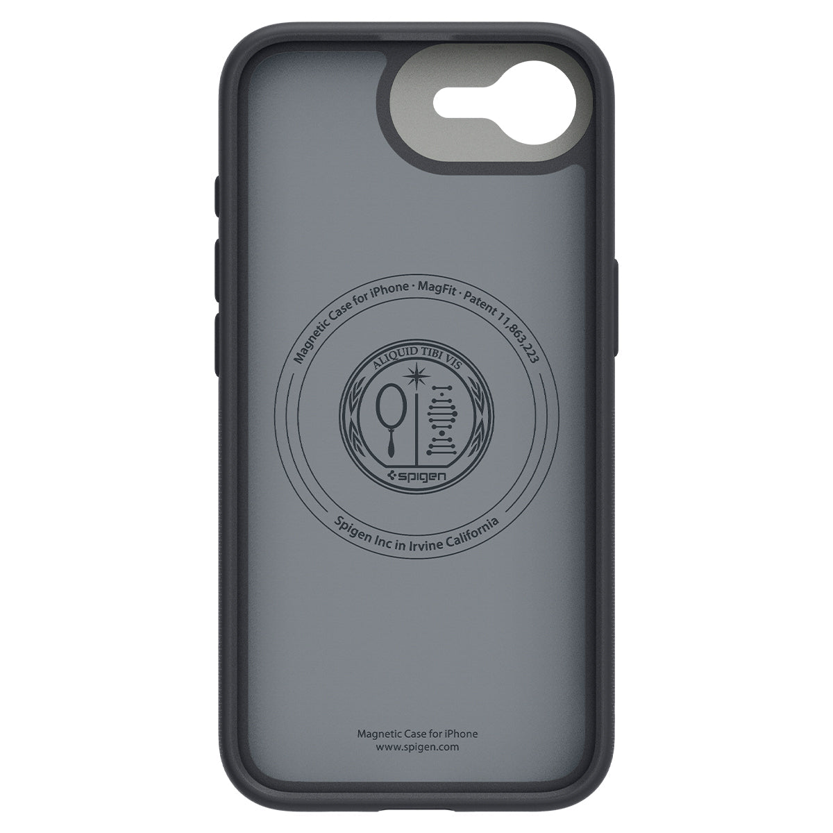 Spigen iPhone 17e and iPhone 16e Case – Nano Pop (MagFit) – Black Sesame – detail image 8