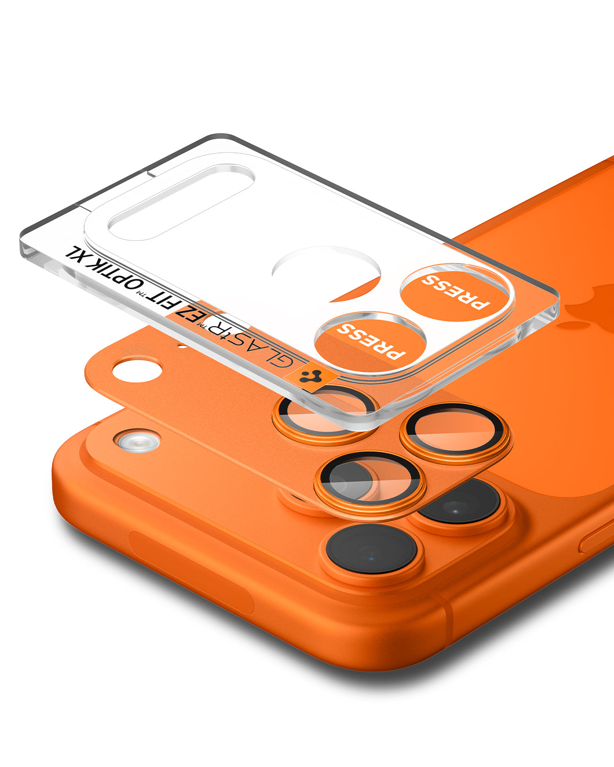 Spigen iPhone 17 Pro Lens Protector GLAS.tR EZ Fit Optik Pro XL [1 Pack] view 6