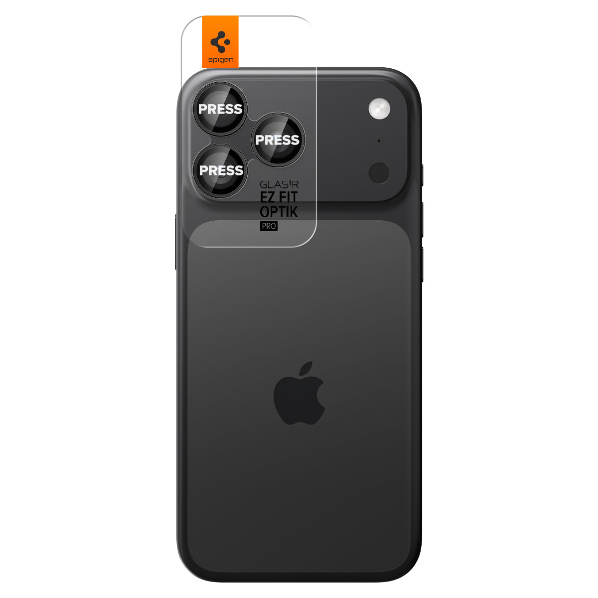 Spigen iPhone 15 Pro Max / 15 Pro Lens Protector – Optik Pro EZ Fit – Crystal Clear product image 3