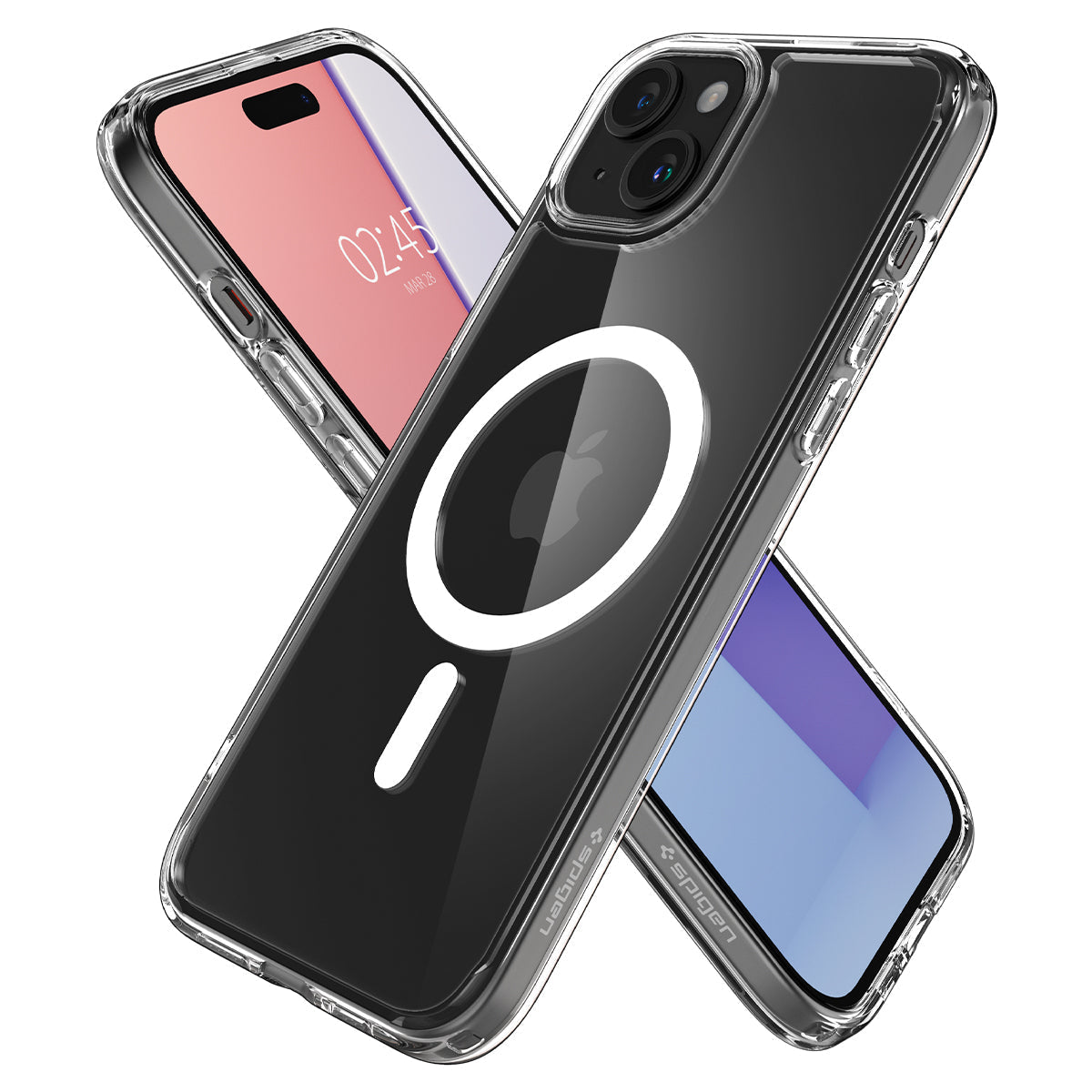 Spigen Ultra Hybrid MagFit case for iPhone 15 in White – detail image 5