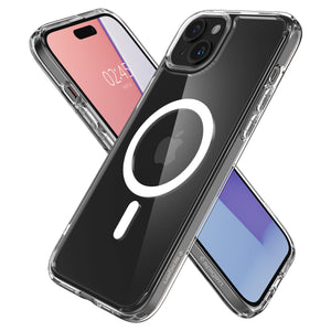 Spigen Ultra Hybrid MagFit case for iPhone 15 in White – detail image 5