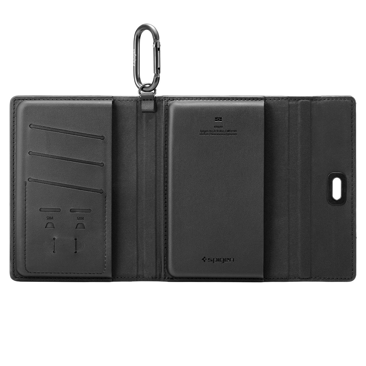 Spigen Universal Passport Holder with Magnetic Wallet Organizer RFID Blocking Travel Organizer Set view 6