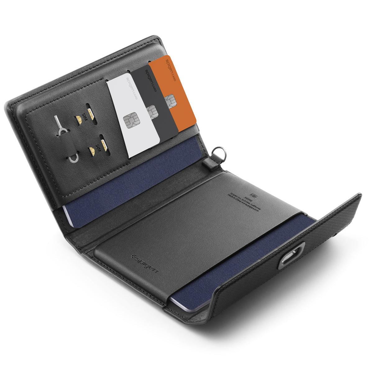 Spigen Universal Passport Holder with Magnetic Wallet Organizer RFID Blocking Travel Organizer Set view 10