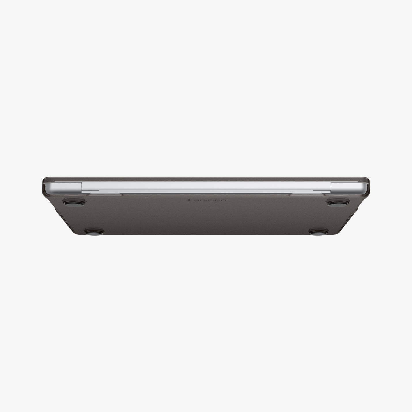 Spigen MacBook Pro 14-inch Air Skin in Frost Black showing side