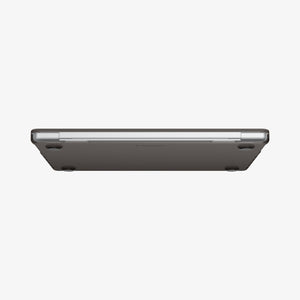 Spigen MacBook Pro 14-inch Air Skin in Frost Black showing side