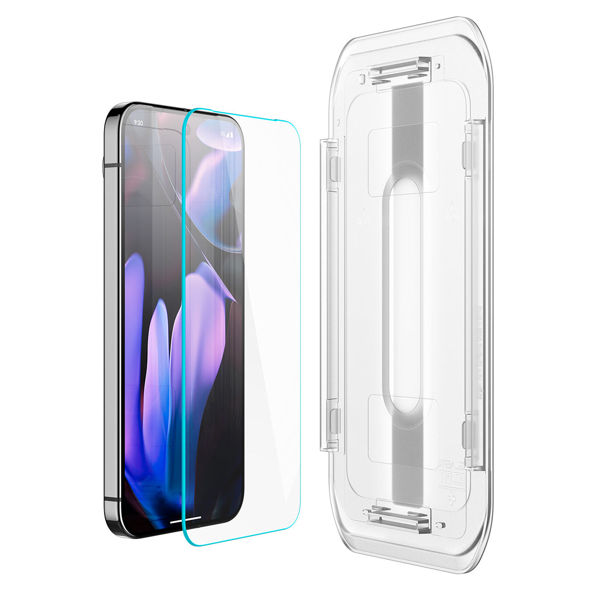 AGL08442 - Spigen GLAS.tR EZ Fit for Google Pixel 10 Pro and Google Pixel 10 and Google Pixel 9 Pro and Google Pixel 9, installation view 6