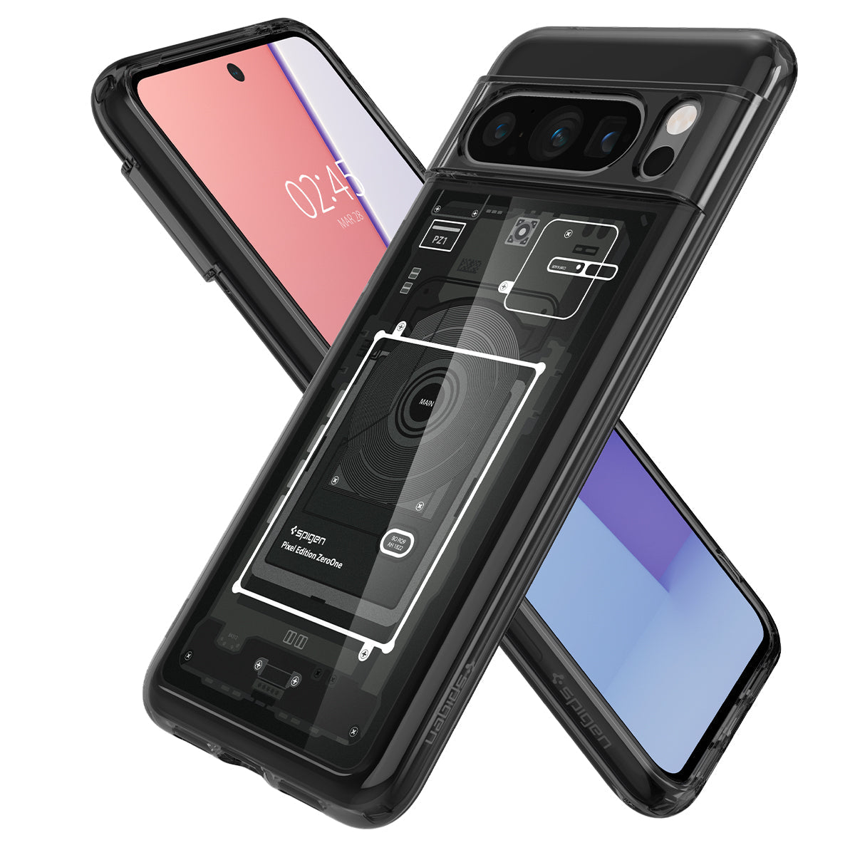 Spigen Pixel 8 Pro Case Ultra Hybrid Zero One view 7