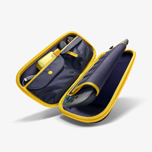 Open Nano Pop Pro case with Nintendo Switch 2 and organized accessories