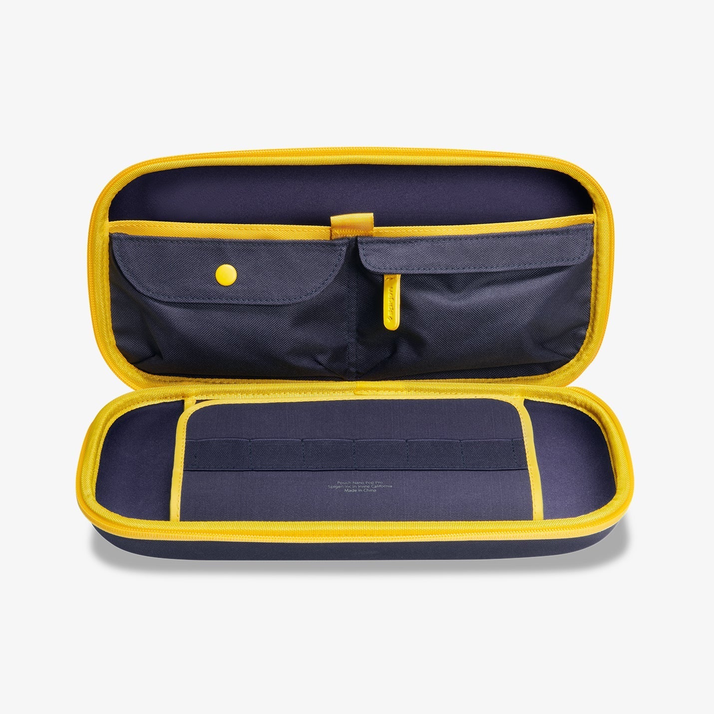 Empty five-pocket organizer inside Spigen Nano Pop Pro case