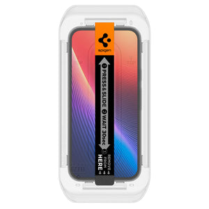 Spigen Pixel 9a Screen Protector GLAS.tR EZ Fit (2 Pack) view 4