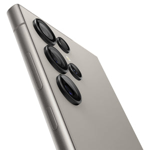 Spigen Galaxy S24 Ultra Lens Protector – Optik Pro EZ Fit (2 Pack) – Black – product image 3