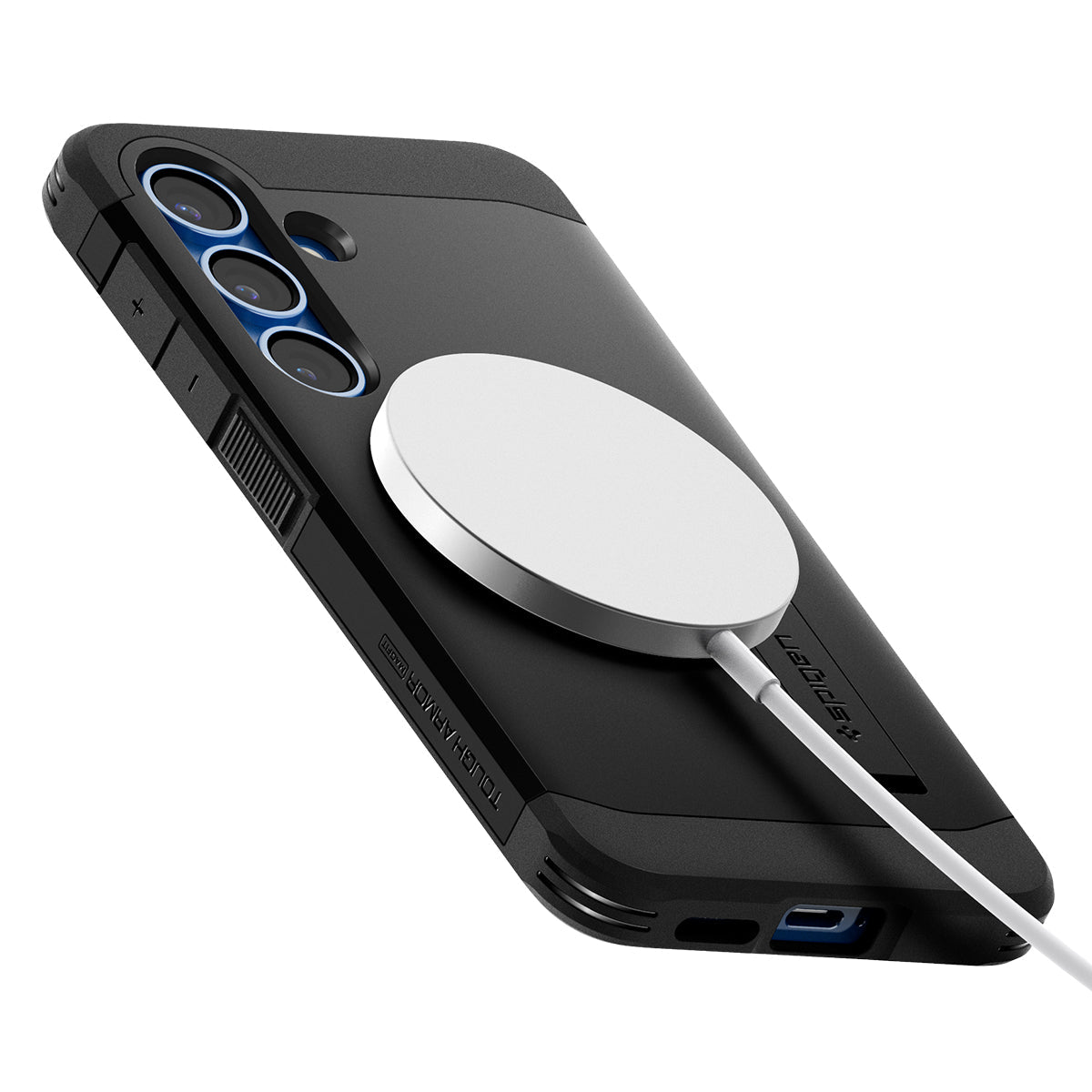 Spigen Galaxy S25 Case – Tough Armor AI (MagFit) – Black – product image 8