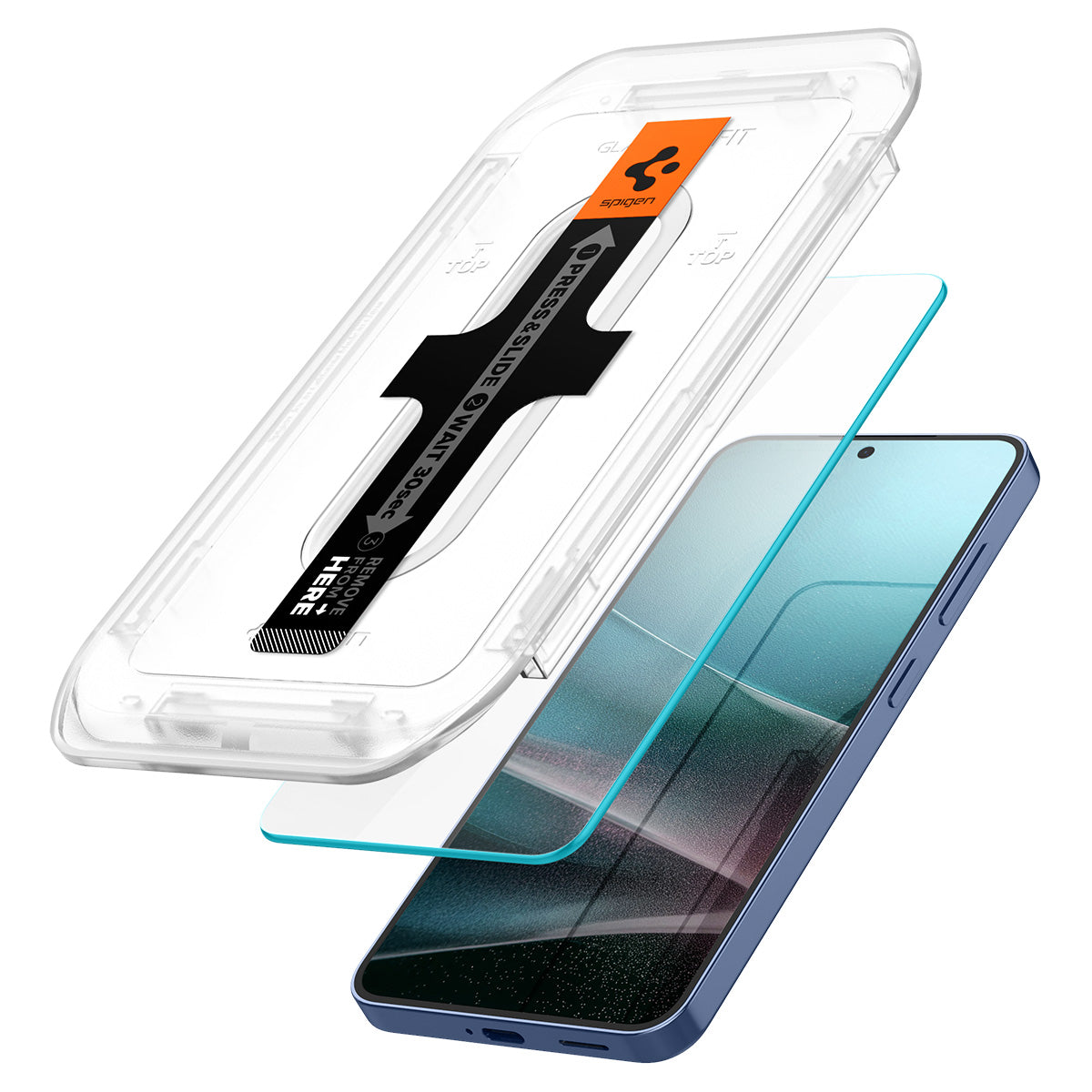 Spigen Galaxy S25 Plus / S24 Plus Screen Protector Glas.tR EZ Fit HD (2 Pack) view 2