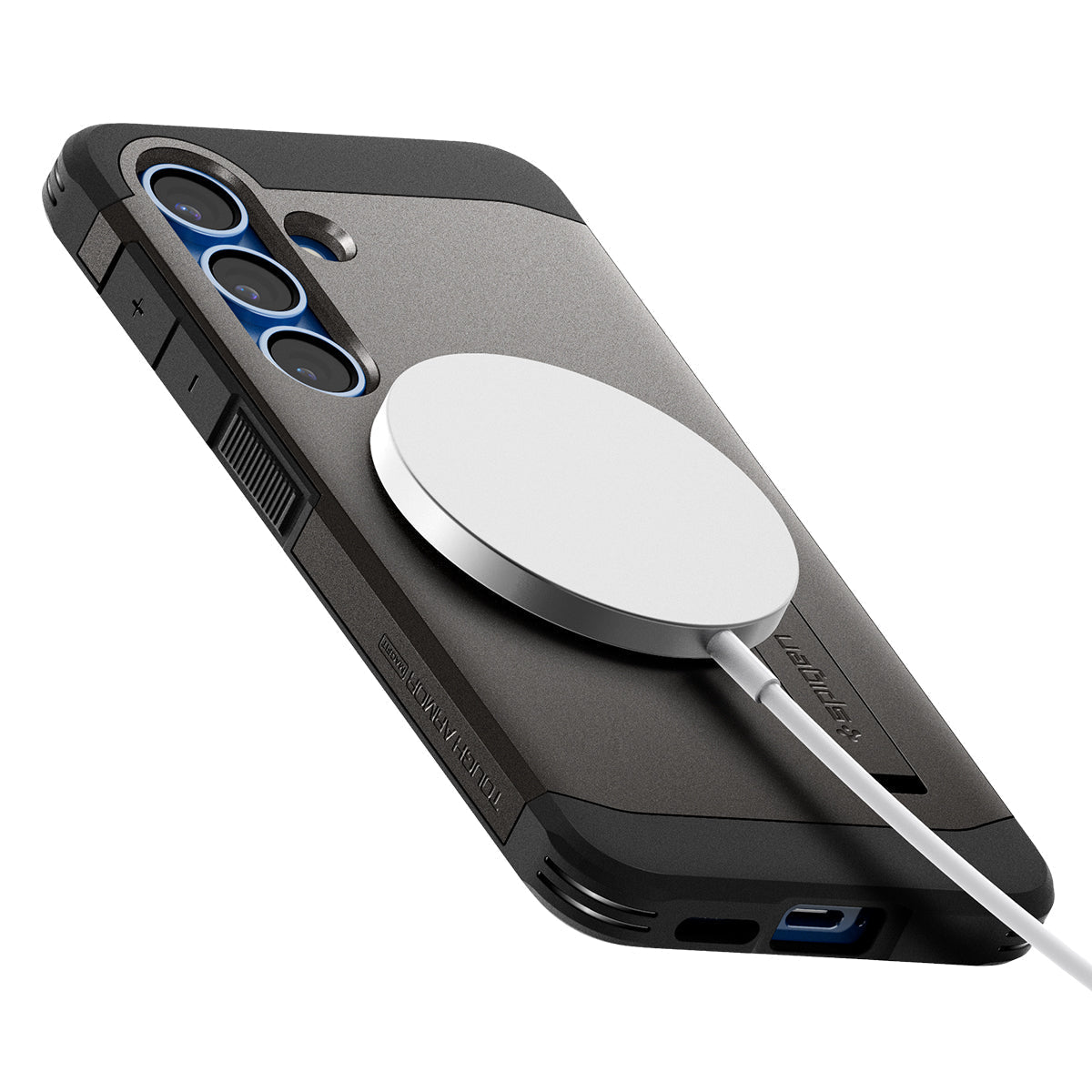 Spigen Galaxy S25 Plus Case – Tough Armor AI (MagFit) – Gunmetal – product image 9