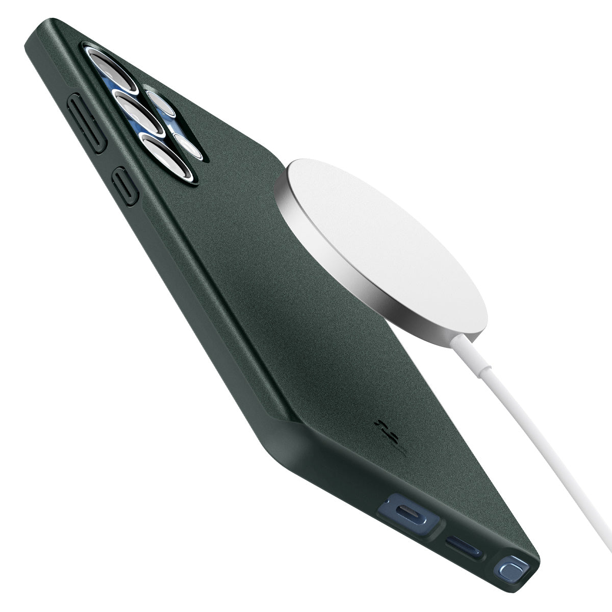 Spigen Galaxy S25 Ultra Case - Thin Fit MagFit – Abyss Green – product image 11