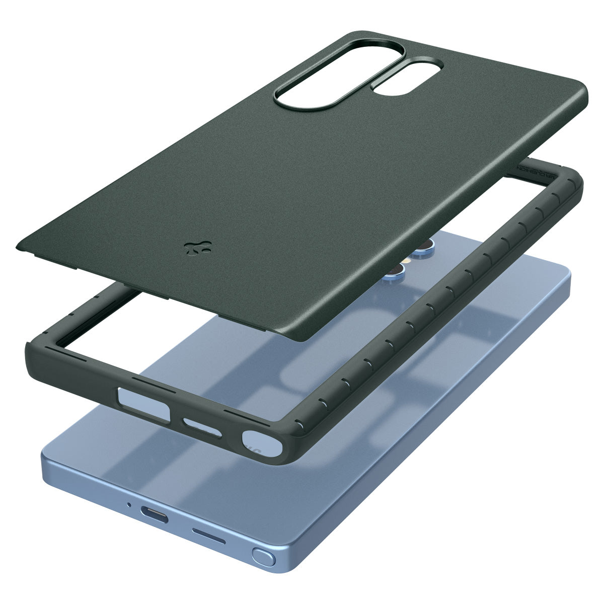 Spigen Galaxy S25 Ultra Case - Thin Fit MagFit – Abyss Green – product image 12