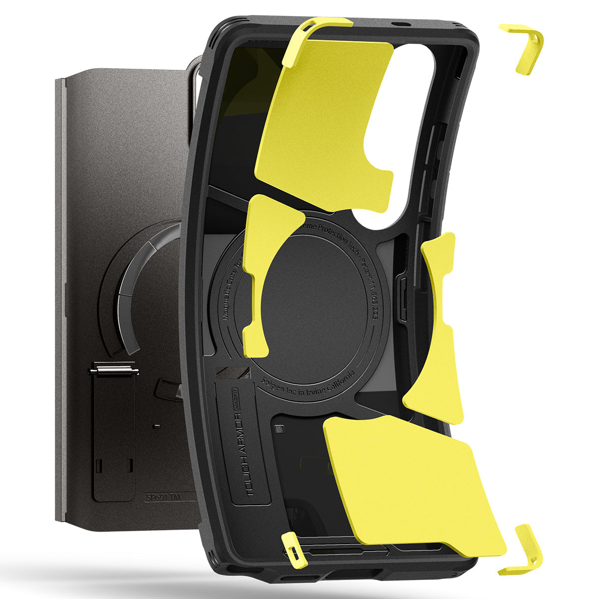 Spigen Galaxy S25 Ultra Case – Tough Armor AI (MagFit) – Gunmetal – product image 10