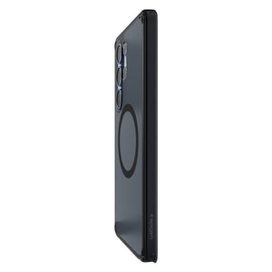 Spigen Galaxy S25 Ultra Ultra Hybrid MagFit case in Frost Black - slim side profile