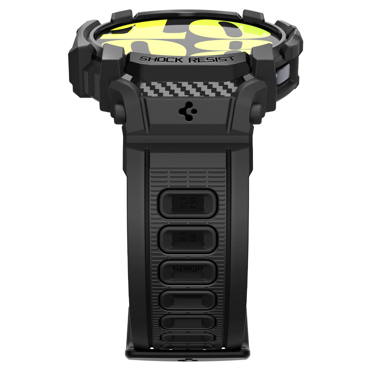 Spigen Galaxy Watch 7 (44mm) Case+Band Case Rugged Armor Pro view 3