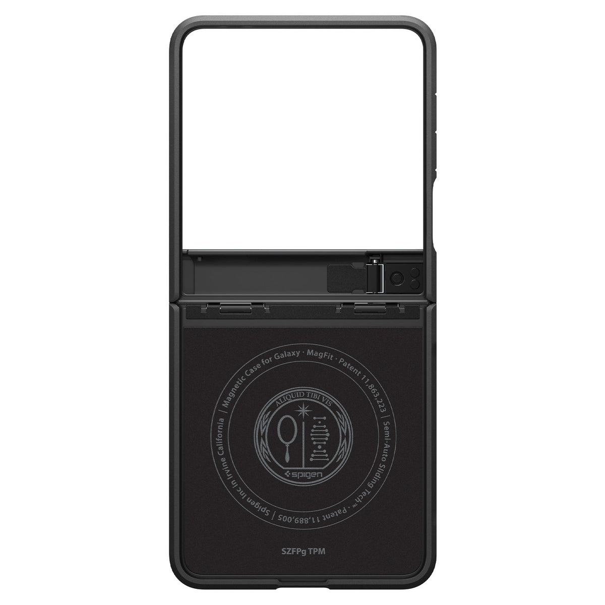 Spigen Galaxy Z Flip 7 Case – Tough Armor Pro (MagFit) – Black – product image 3