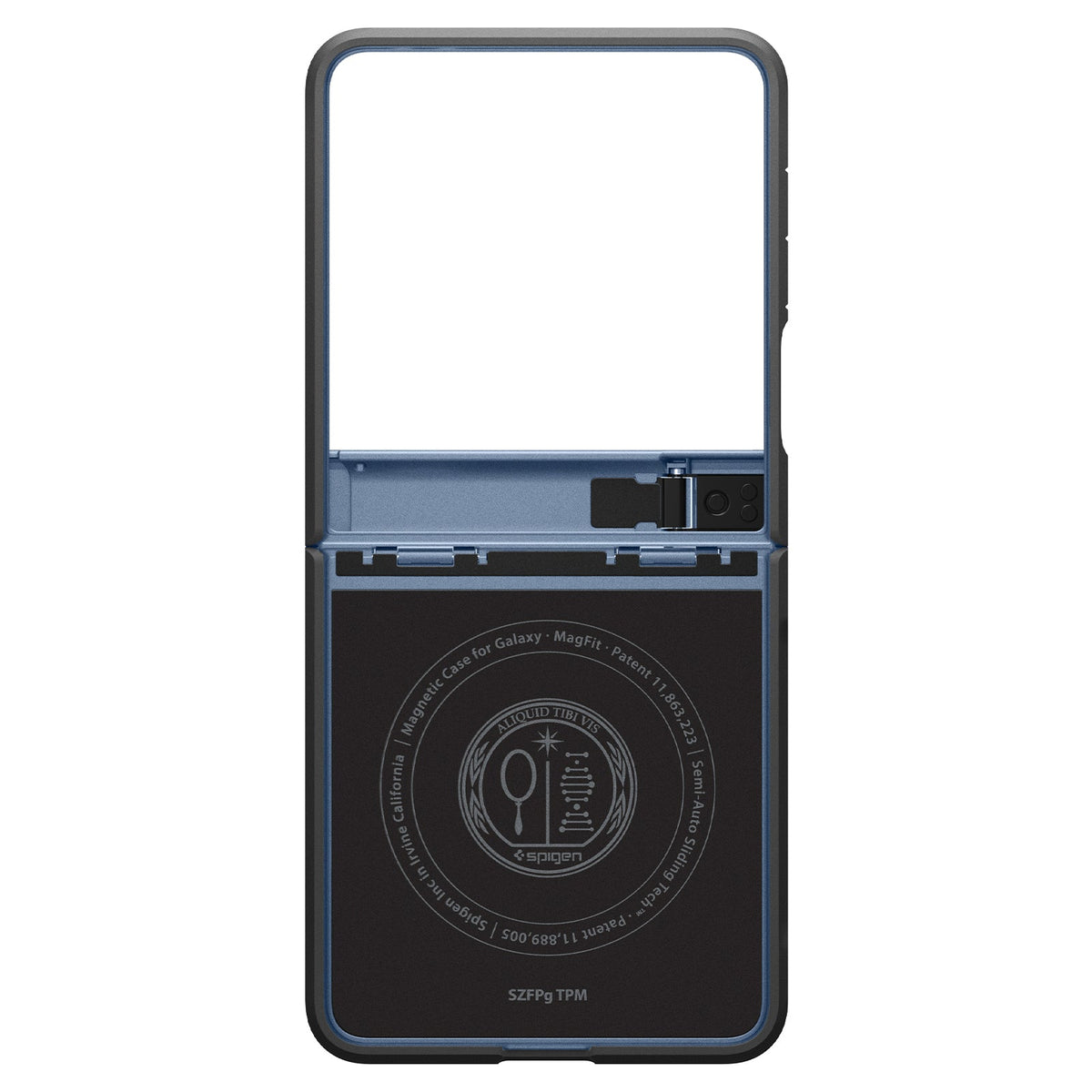 Spigen Galaxy Z Flip 7 Case – Tough Armor Pro (MagFit) – Sierra Blue – product image 3