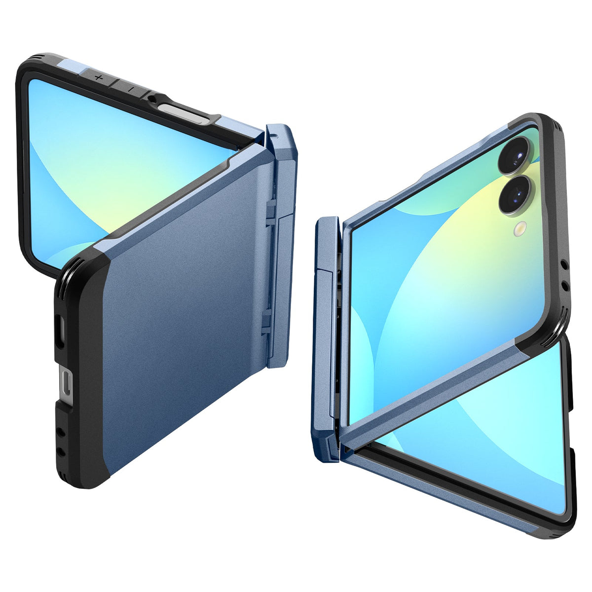 Spigen Galaxy Z Flip 7 Case – Tough Armor Pro (MagFit) – Sierra Blue – product image 15