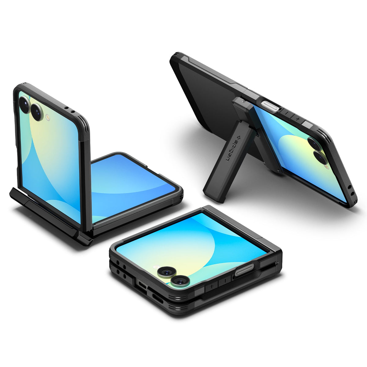Spigen Galaxy Z Flip 7 Case – Tough Armor Pro (MagFit) – Black – product image 10