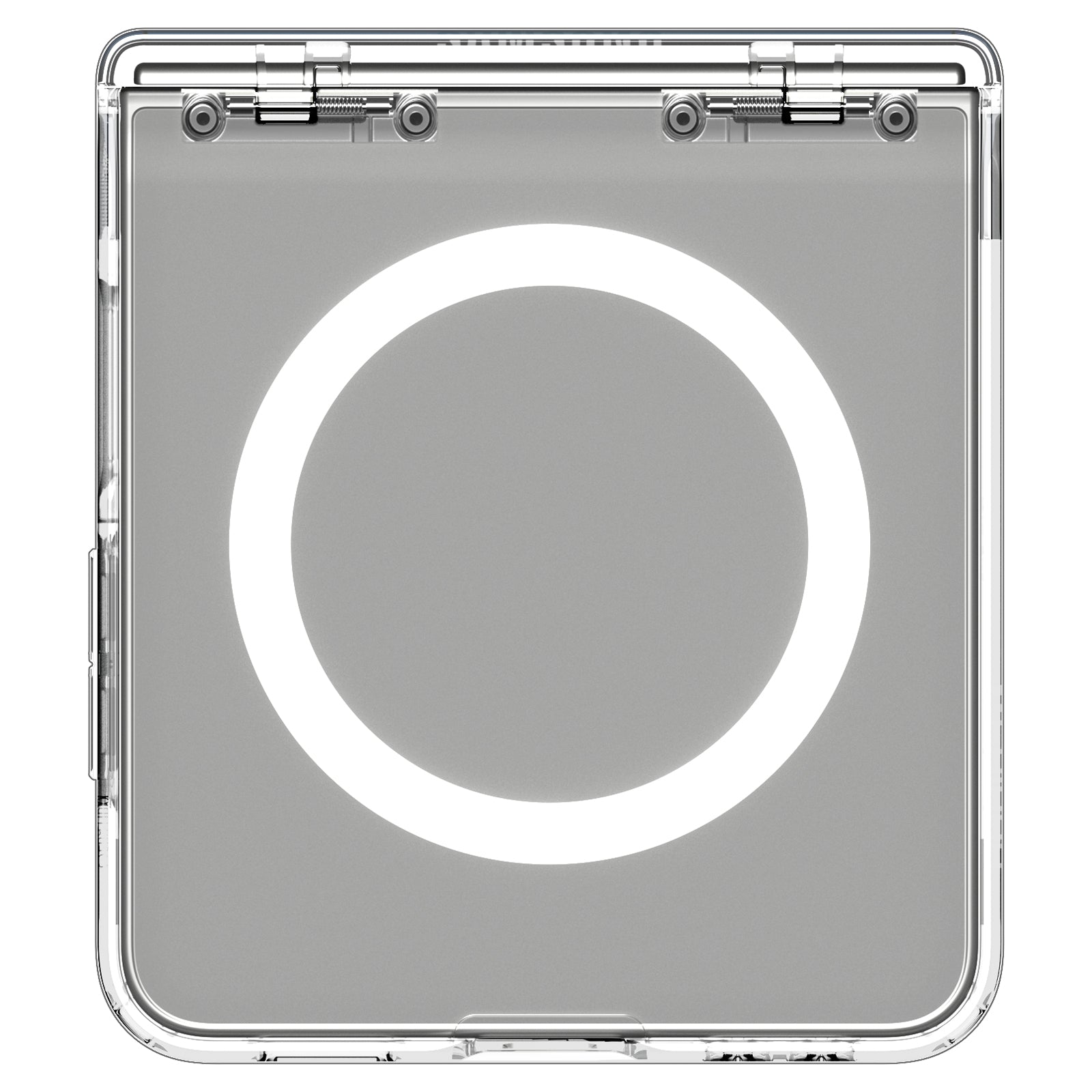 Spigen Galaxy Z Flip 7 Case – Ultra Hybrid Pro (MagFit) – Clear White – product image 7