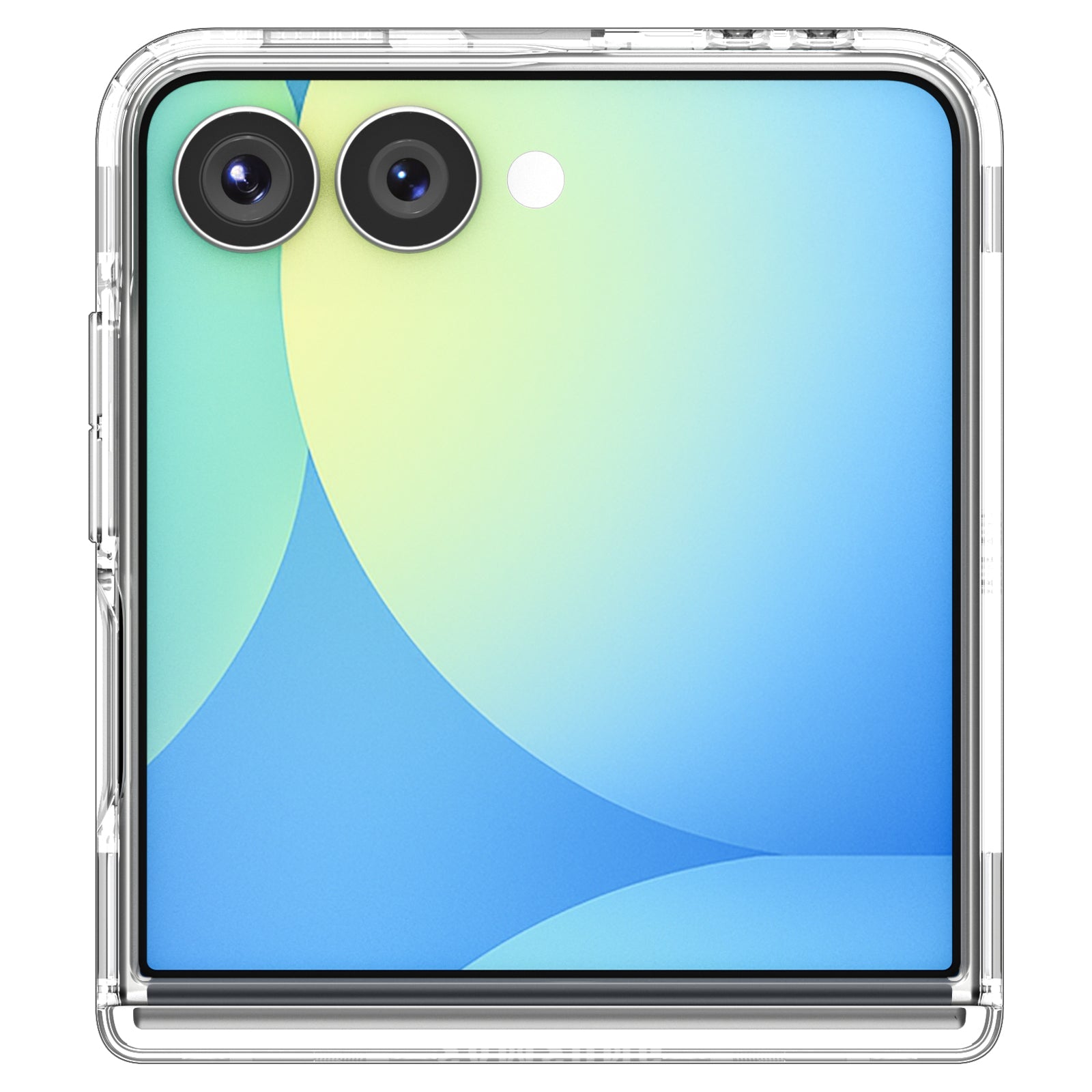 Spigen Galaxy Z Flip 7 Case – Ultra Hybrid Pro (MagFit) – Clear White – product image 8