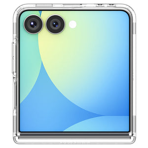 Spigen Galaxy Z Flip 7 Case – Ultra Hybrid Pro (MagFit) – Clear White – product image 8