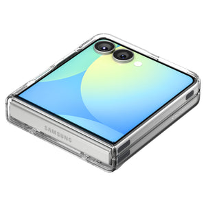 Spigen Galaxy Z Flip 7 Case – Ultra Hybrid Pro (MagFit) – Clear White – product image 10