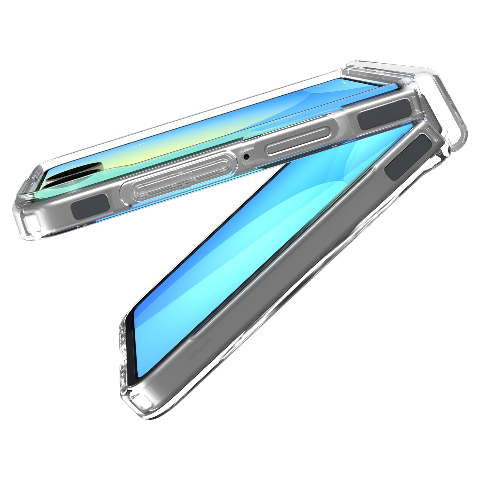 Spigen Galaxy Z Flip 7 Case – Ultra Hybrid Pro (MagFit) – Clear White – product image 11