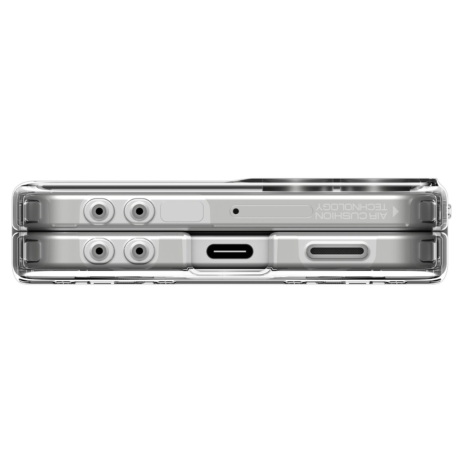 Spigen Galaxy Z Flip 7 Case – Ultra Hybrid Pro (MagFit) – Clear White – product image 15