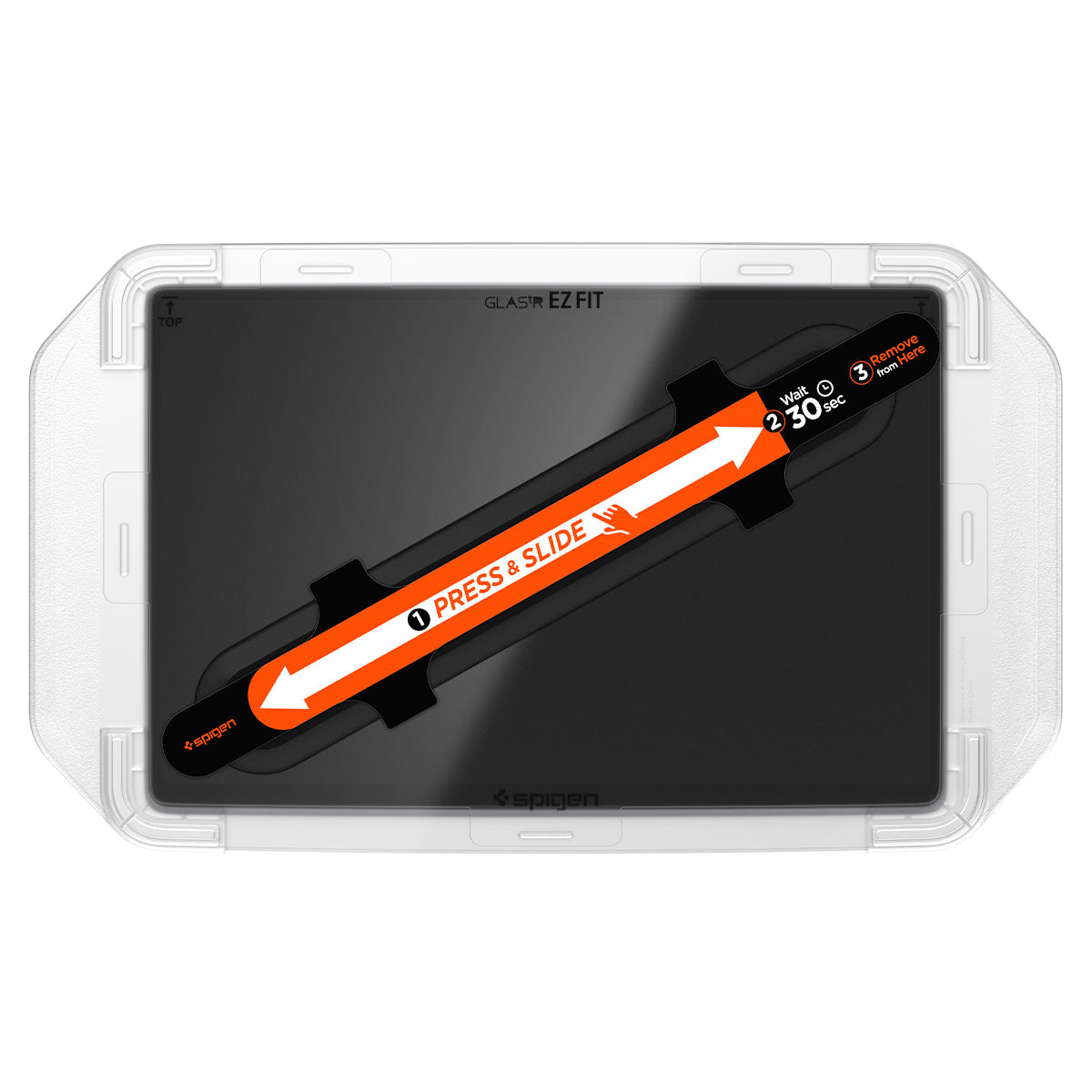 Spigen Tesla Model 3 / Model Y Screen Protector (15.4") Screen Protector GLAS.tR EZ Fit Anti-Glare view 2