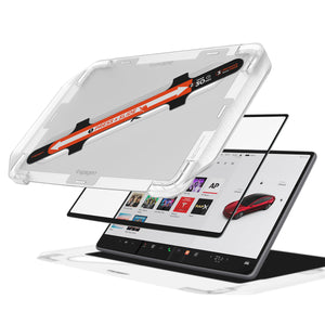 Spigen Tesla Model 3 / Model Y Screen Protector (15.4") Screen Protector GLAS.tR EZ Fit Anti-Glare view 7
