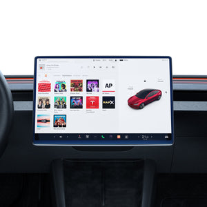 Spigen Tesla Model 3 / Model Y Screen Protector (15.4") Screen Protector GLAS.tR EZ Fit Anti-Glare view 8