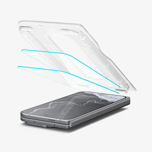 Spigen Pixel 11 Pro Fold Screen Protector – GLAS.tR EZ Fit Pro (2 Pack) - Clear - image 3