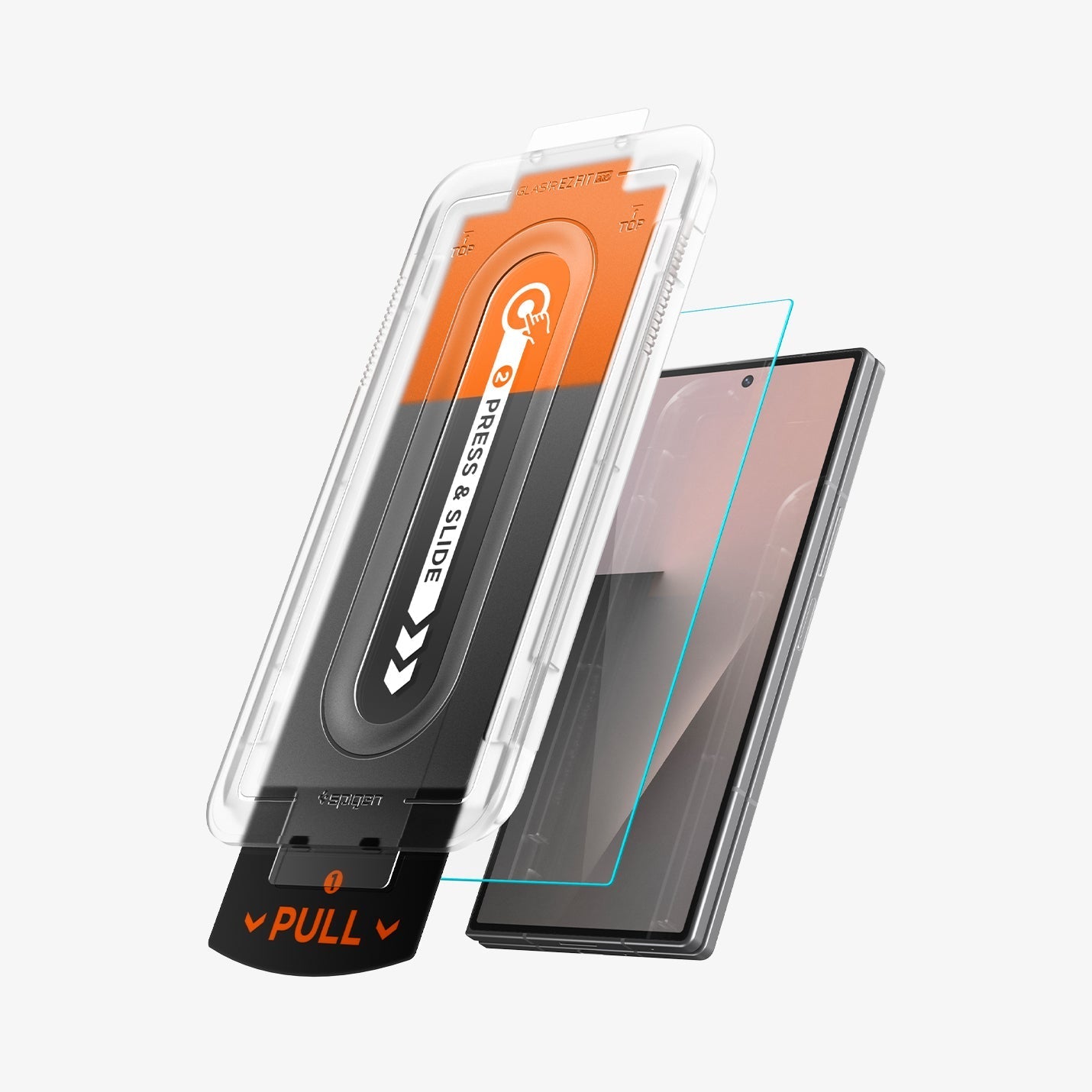 Spigen Galaxy Z Fold 8 Ultra External Screen Protector Glas.tR EZ Fit Pro - Clear - image 2