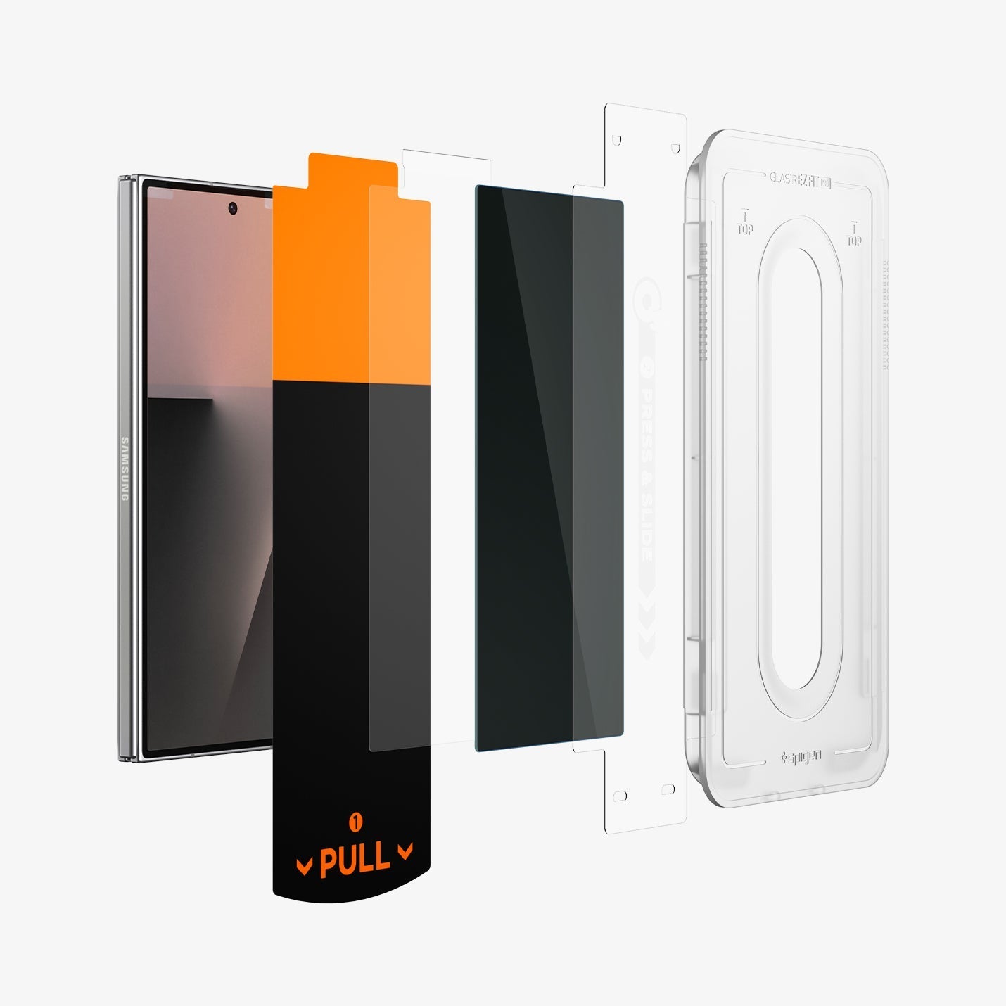 Spigen Galaxy Z Fold 8 Ultra External Screen Protector Glas.tR EZ Fit Pro - Clear - image 6